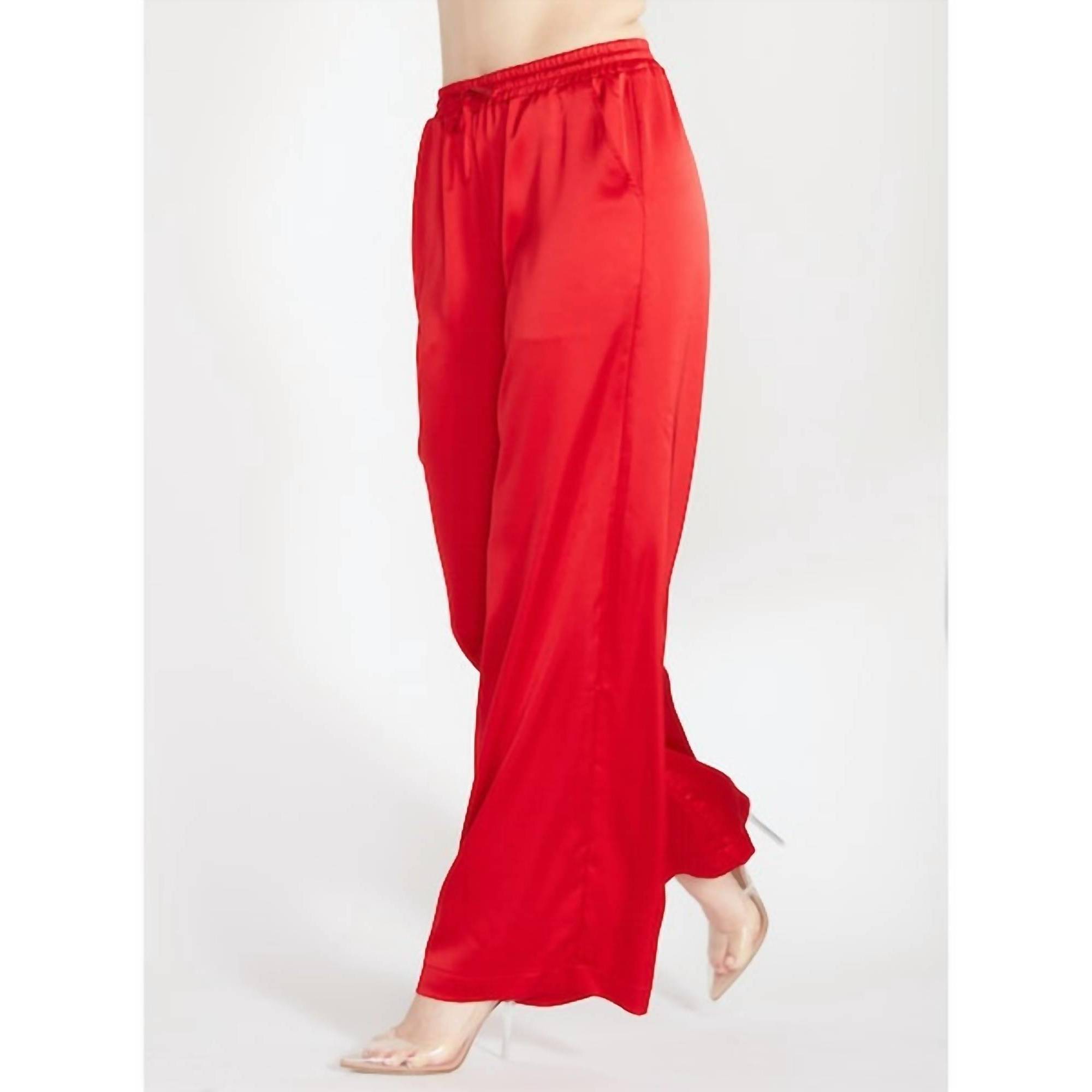 New Steve Madden Dorian Pant In Red